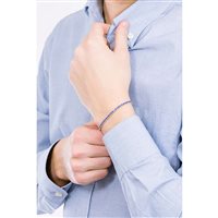 Bracciale Comete Uomo Tennis in Argento Zircone UBR 995 M18 - UBR 995 M18